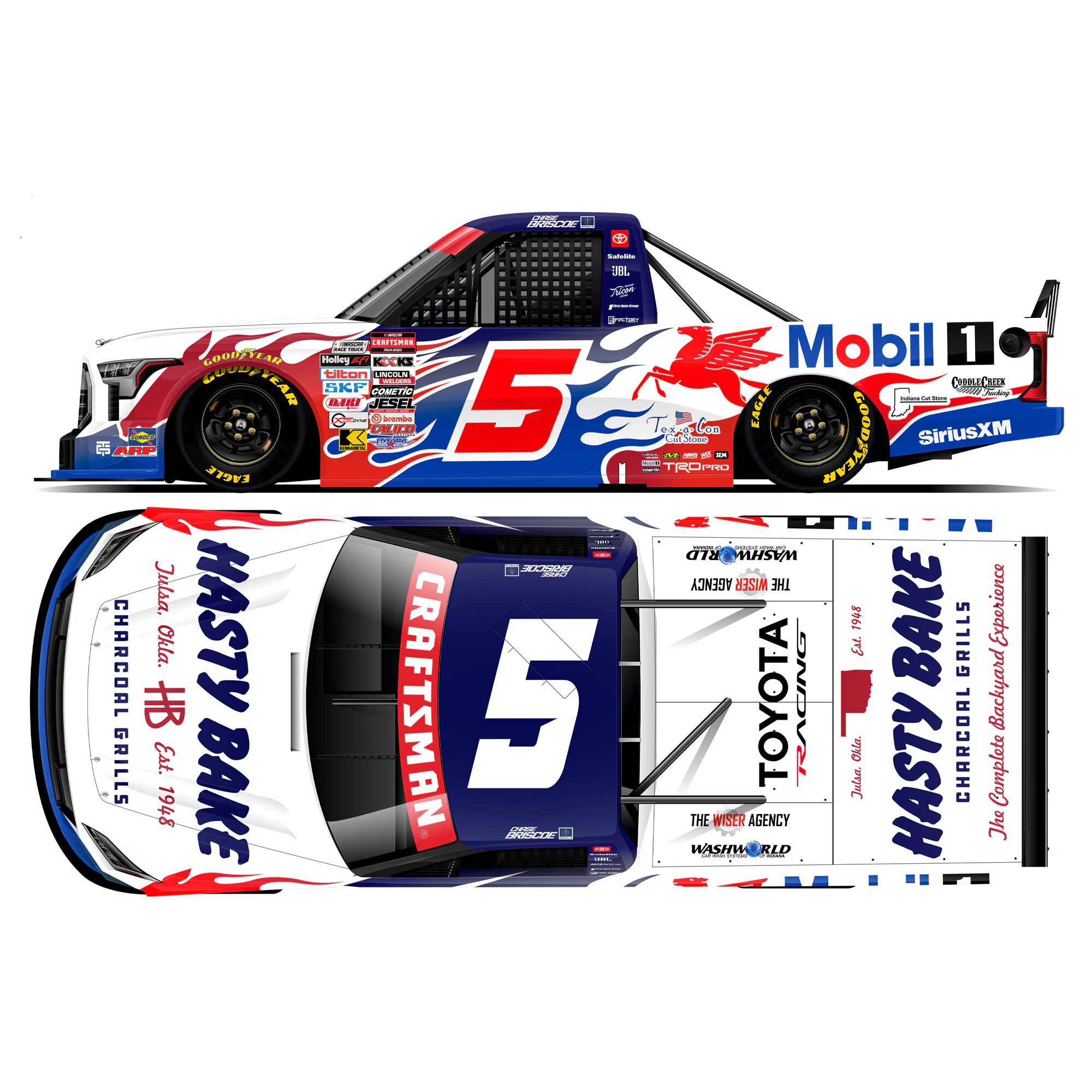 Chase Briscoe 2026 Mobil 1 Hasty Bake