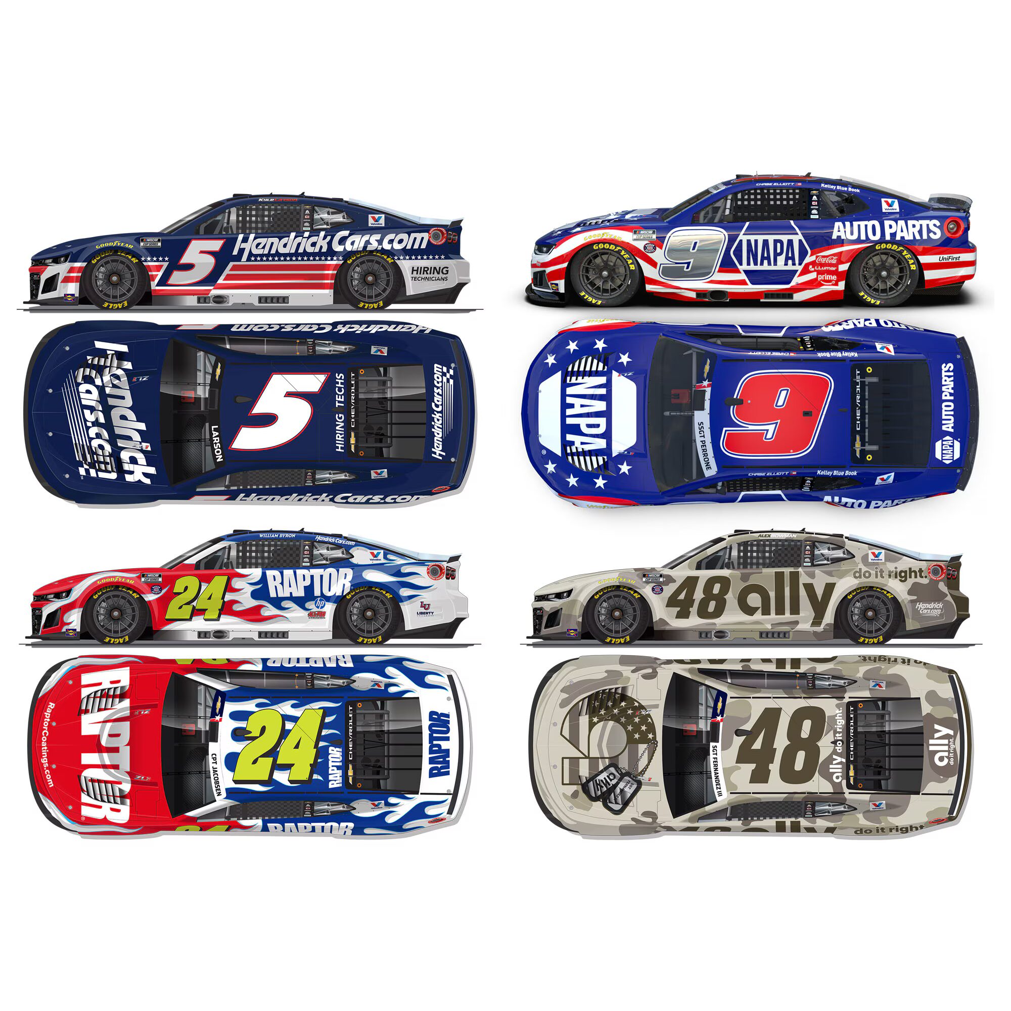 Hendrick Motorsports 2026 Patriotic