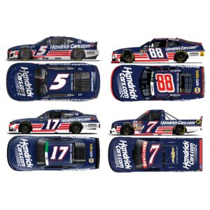 Hendrickcars.com Patriotic 164 Four Car Set