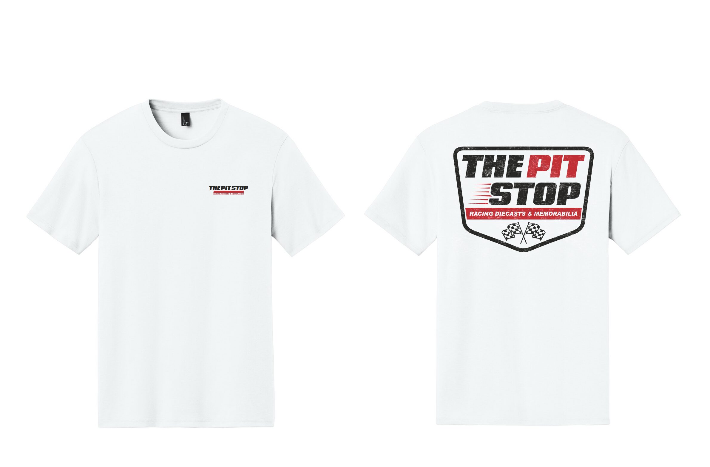 The Pit Stop Racing Diecasts & Memorabilia Tee - White