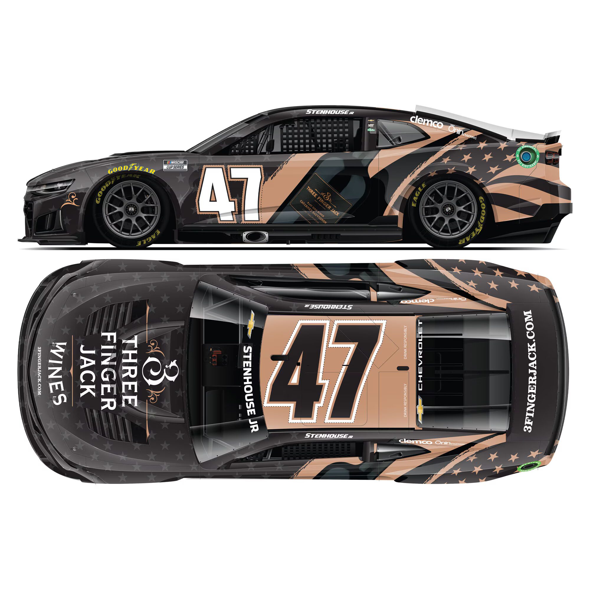 Ricky Stenhouse Jr 2026 Three Finger Jack Wines