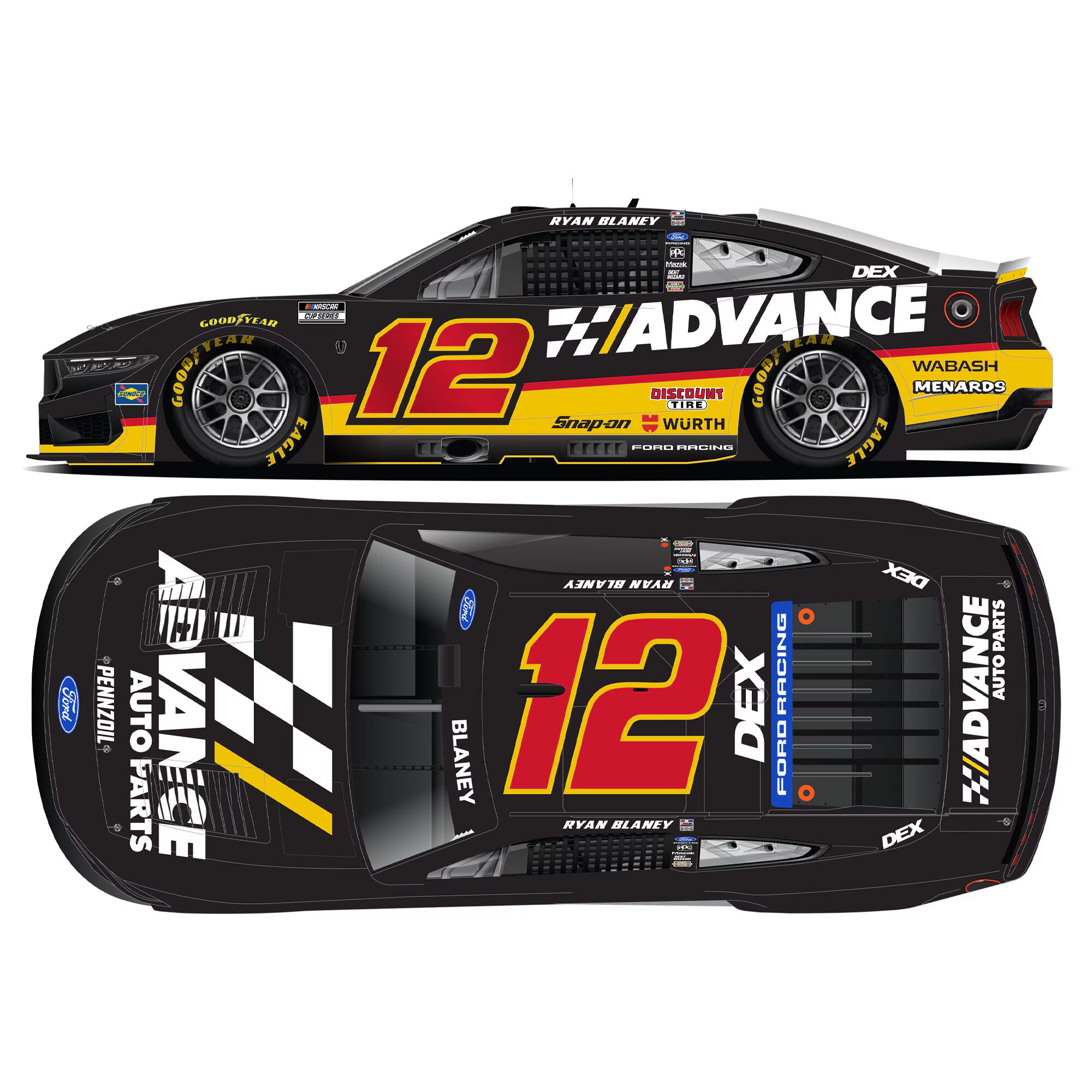 Ryan Blaney 2026 Advance Auto Parts