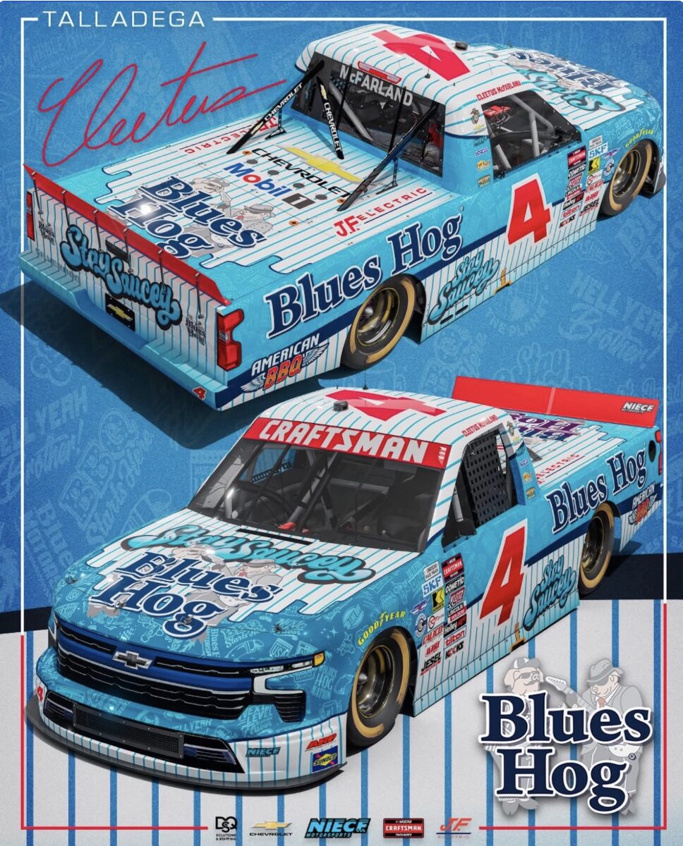 CLEETUS MCFARLAND 2026 BLUES HOG 1:64 ARC DIECAST