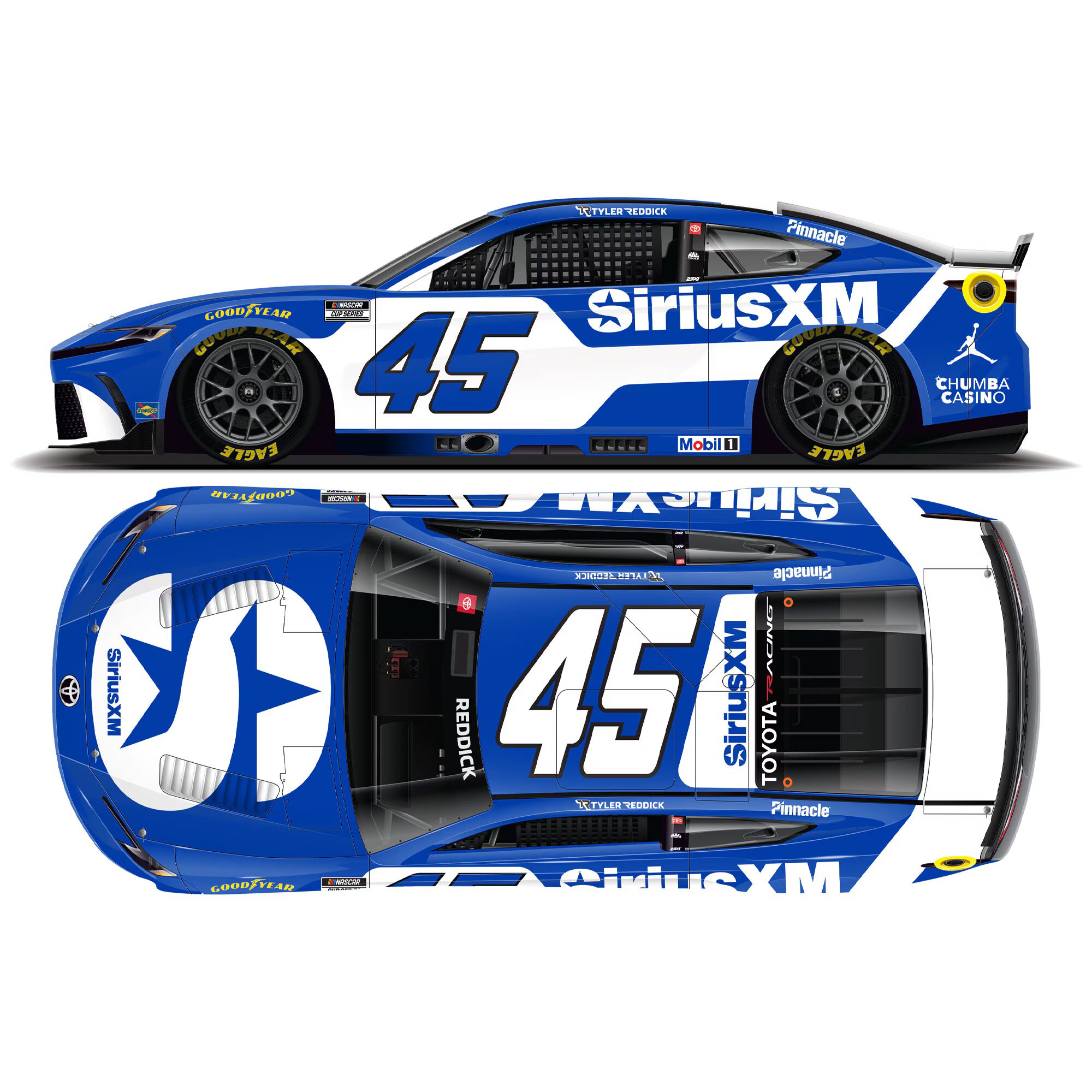 Tyler Reddick 2026 Siriusxm