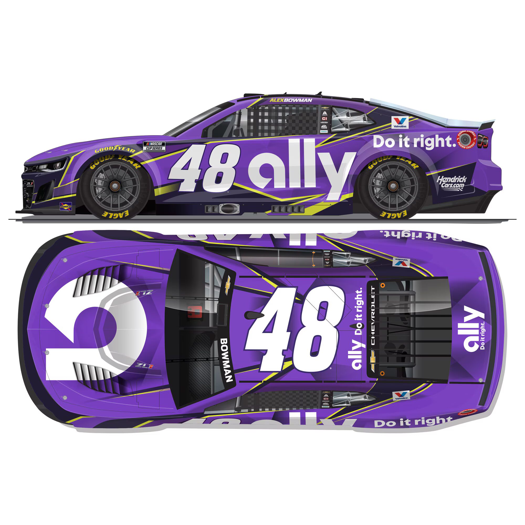 Alex Bowman 2026 Ally Rebrand
