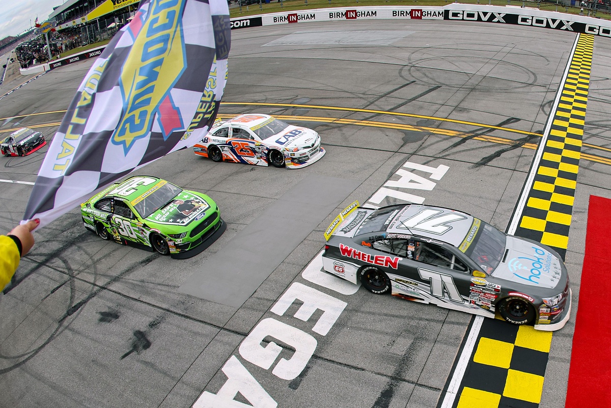 Andy Jankowiak 2026 Hook'd Solutions:whelen Talladega Raced Win