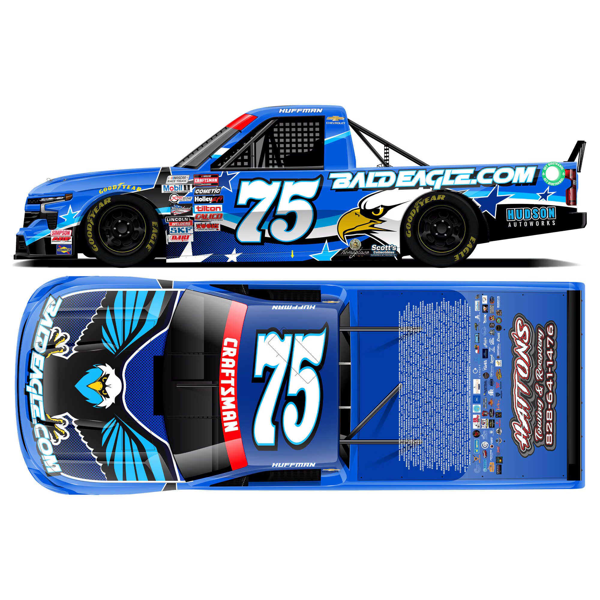 LANDON HUFFMAN 2026 BALDEAGLE.COM 1:24 ARC DIECAST - The Pit Stop